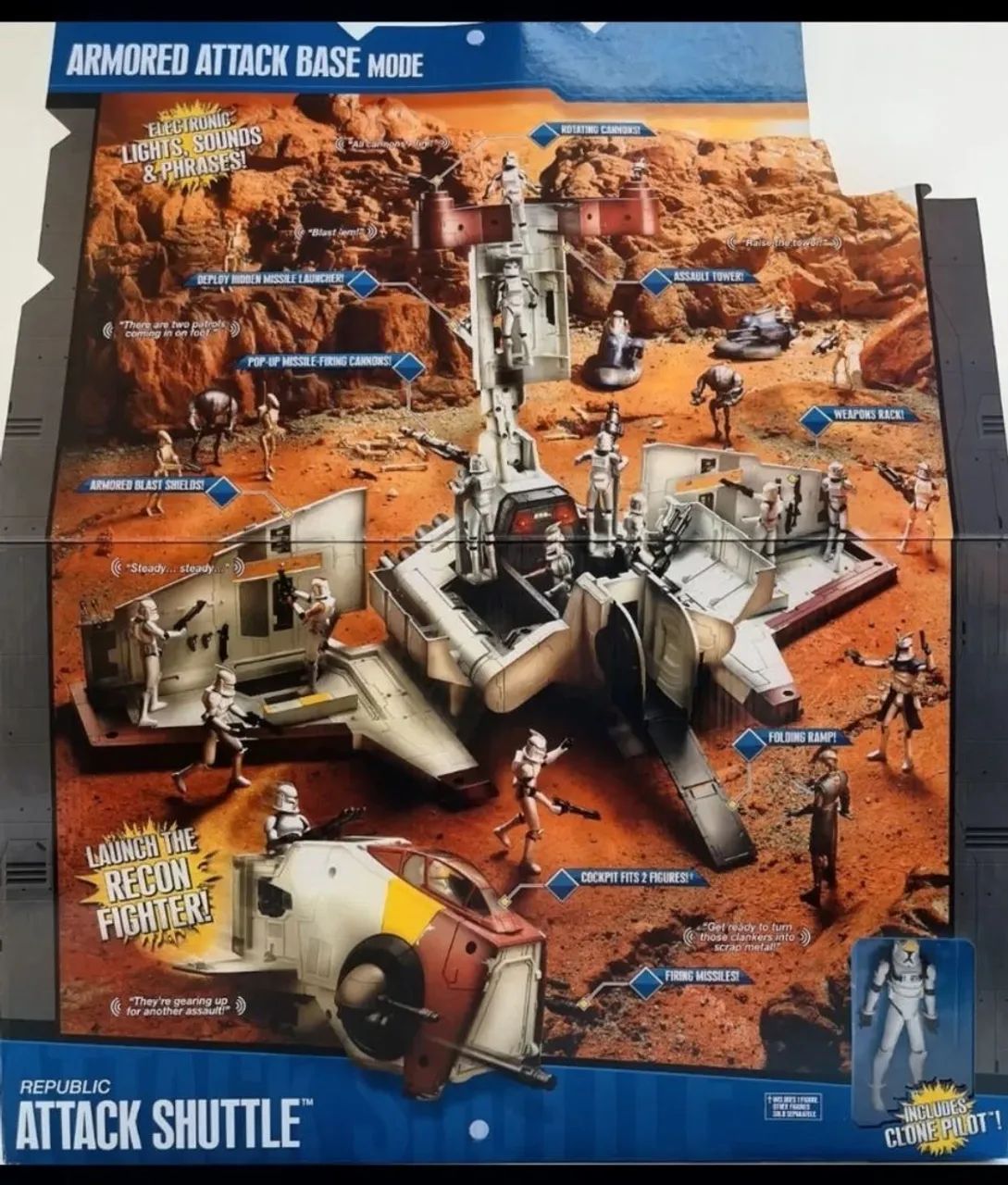Nave Star Wars - Replubic Attack Shuttle - Foto 3