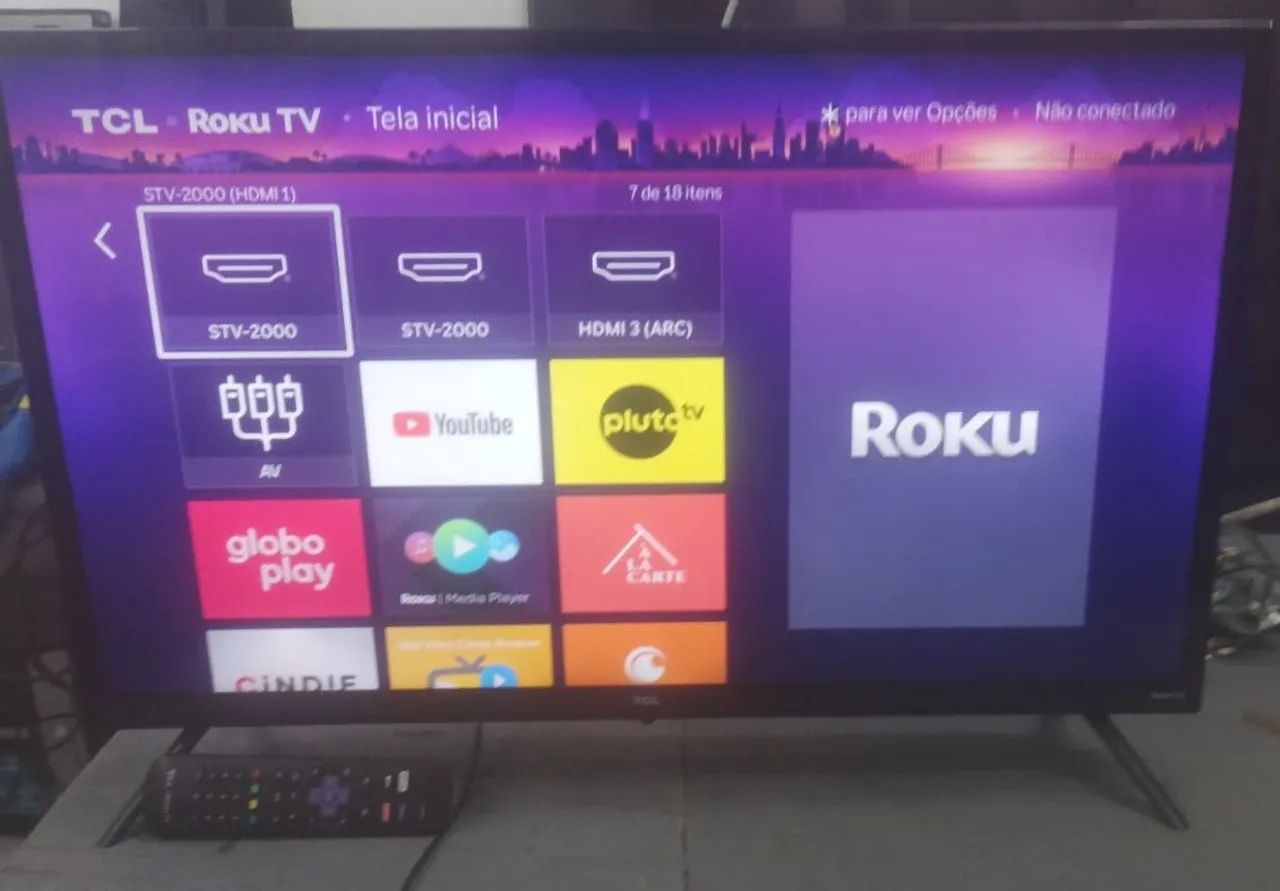 TV 32" POLEGADAS TCL ROKU DIGITAL  - Foto 4