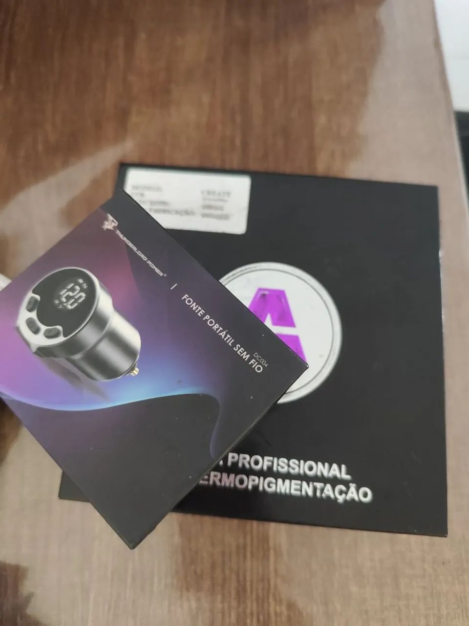 Máquina pen tatuagem + bateria 