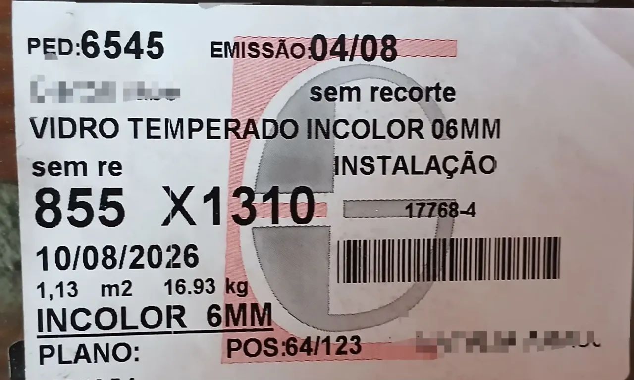 Vidros temperado para janela de M2000 - Foto 4