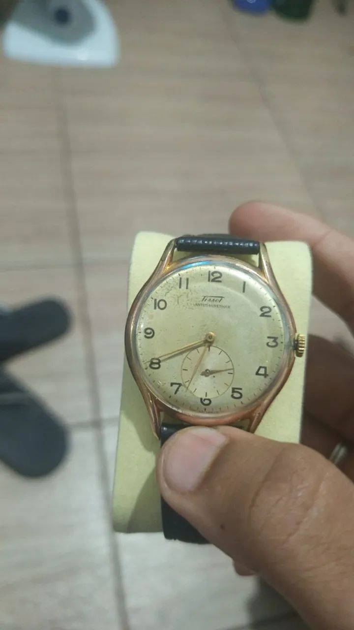 Relógio Tissot Antimagnetique Militar Jumbo