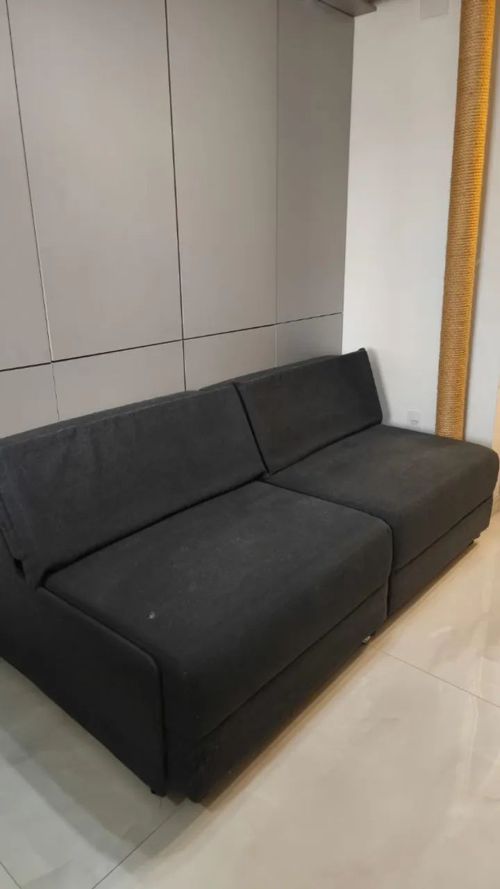 Sofá retrátil 3 lugares - Foto 2