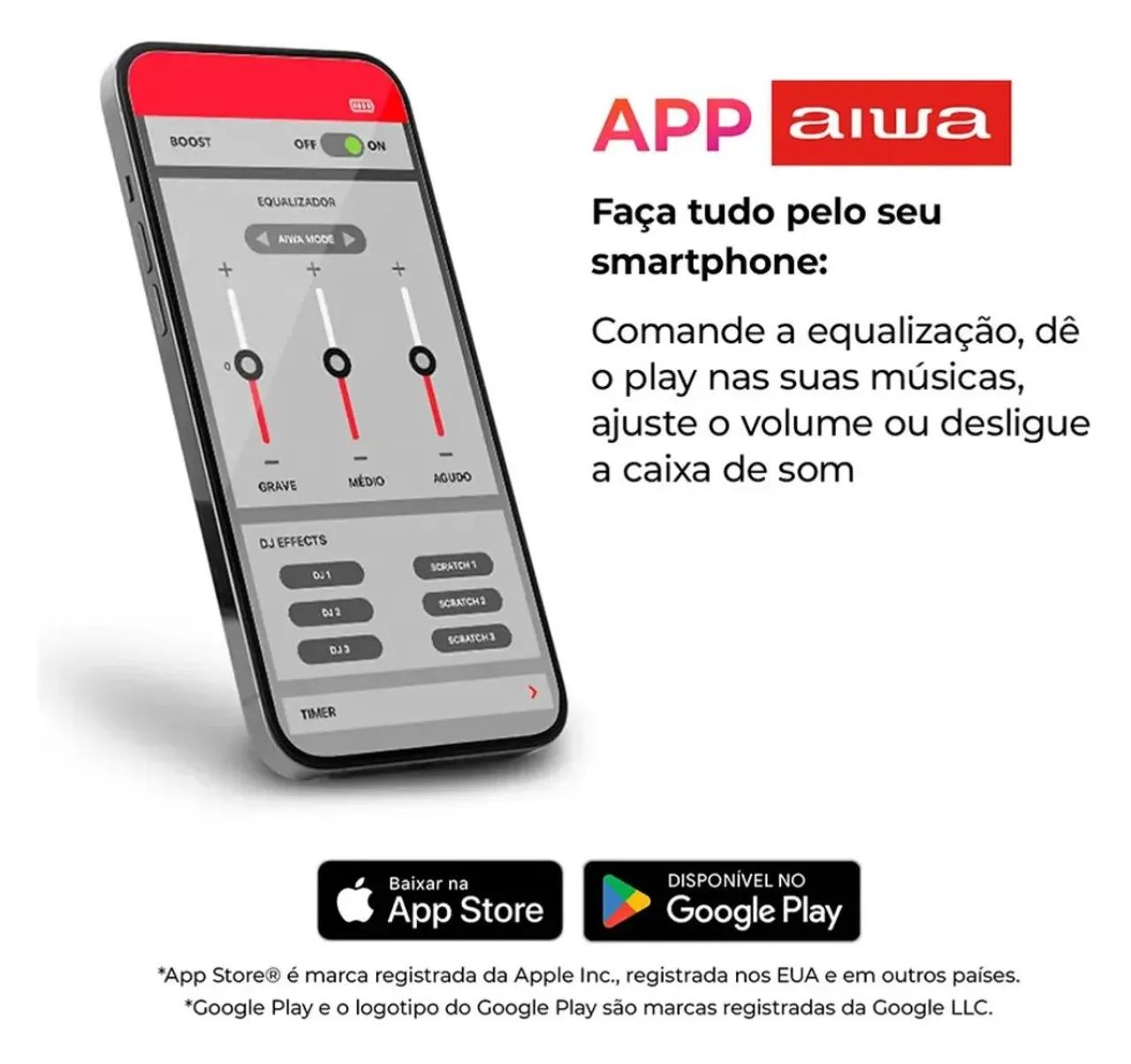 Caixa de som Aiwa  - Foto 5