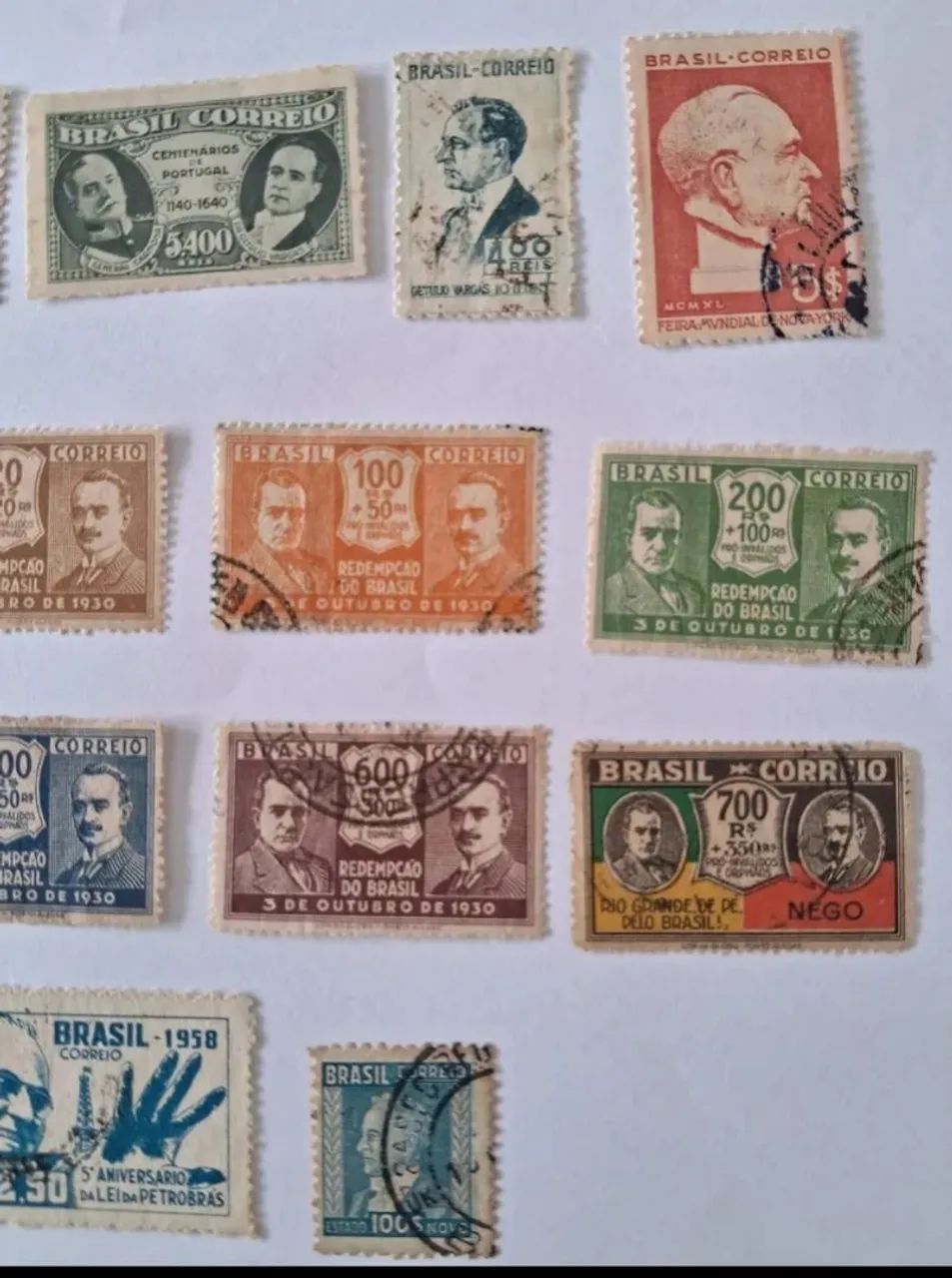 Coleção Temática - Selos Com Getúlio Vargas - De 1931 A 1958 - Foto 2