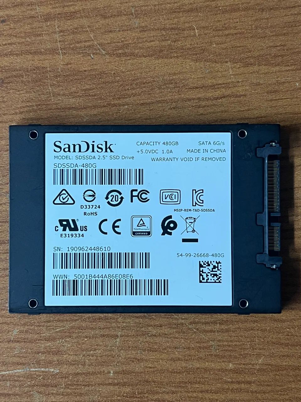 SSD SATA 480GB SANDISK  - Foto 2