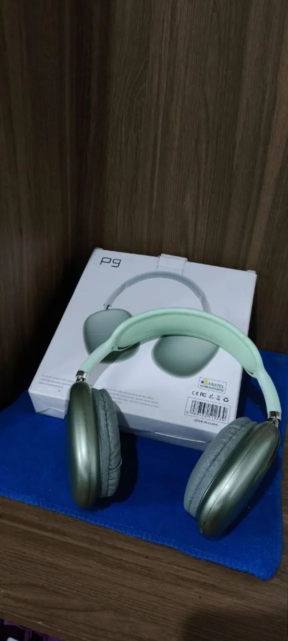 Fone Bluetooth Premium Verde - Conforto e Qualidade de Som!
