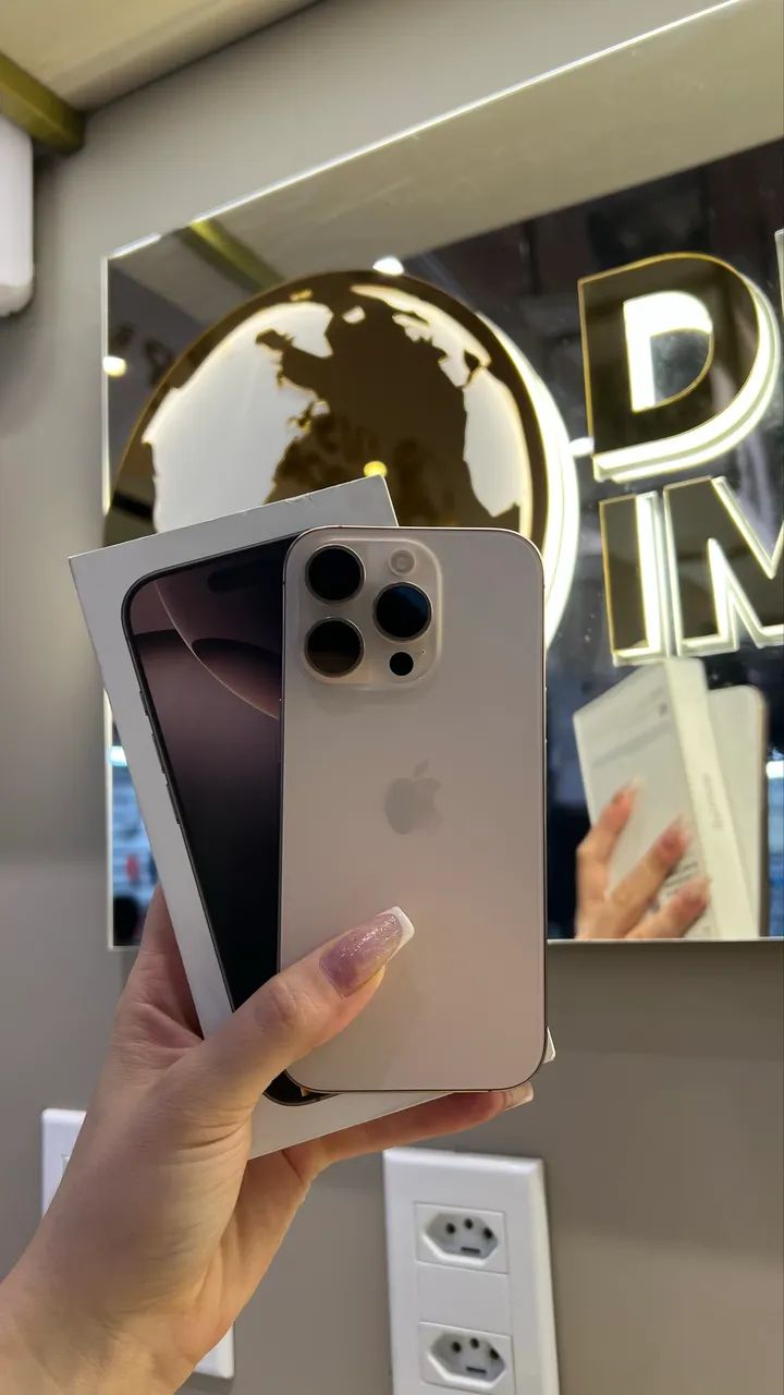 Iphone 16 pro 128gb seminovo com caixa 