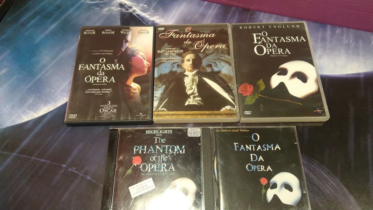 Dvds e Cds O Fantasma da Opera .