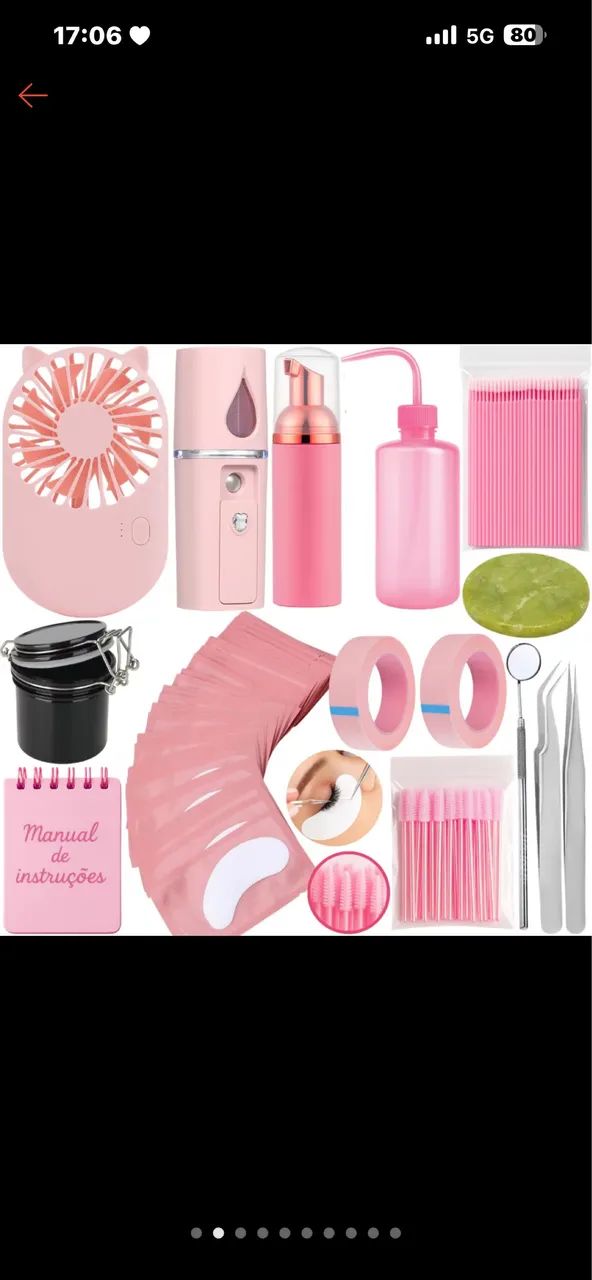 Kit completo de cílios tufinho - Foto 3