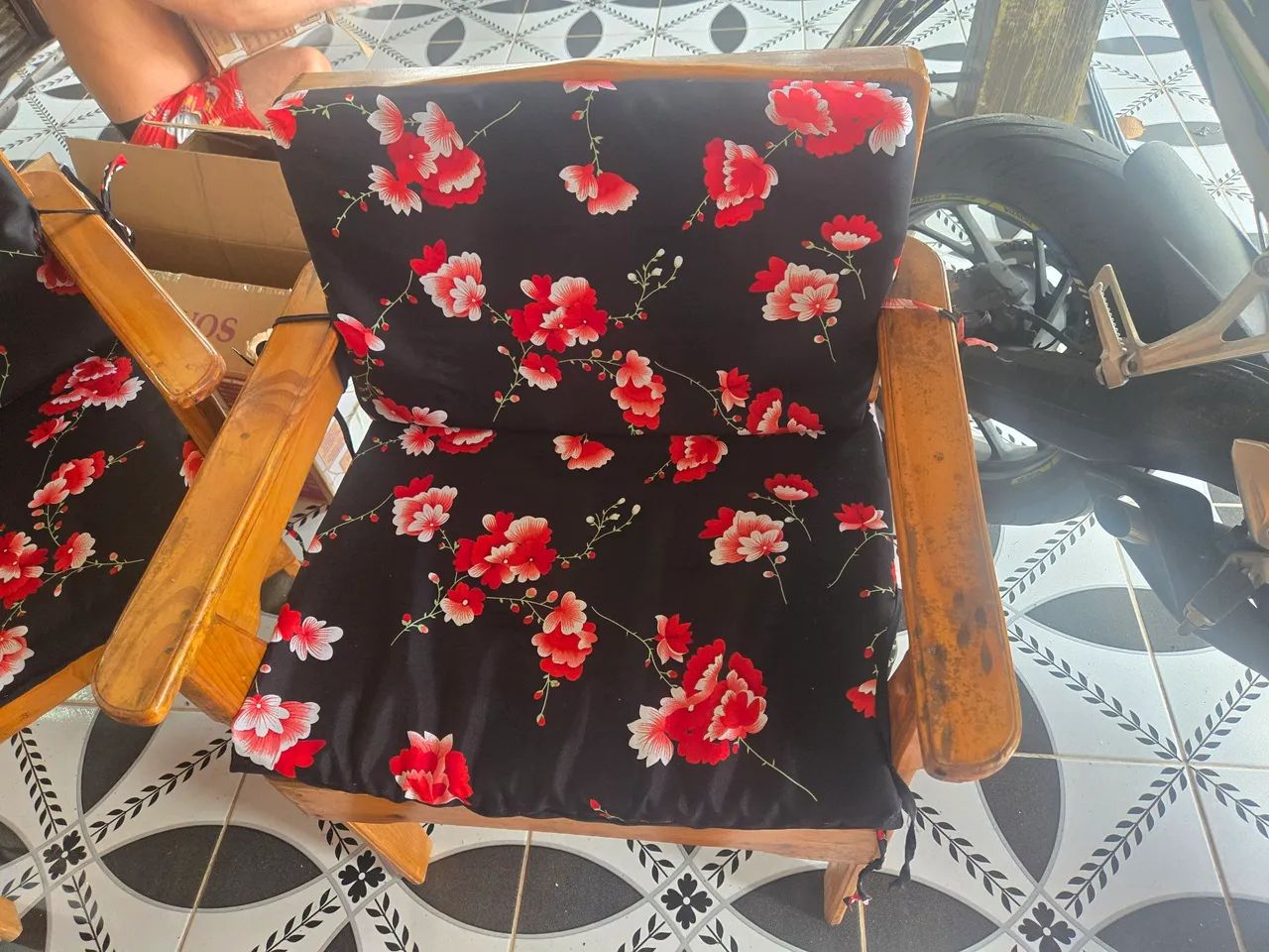 CONJUNTO DE PÁTIO LINDO EM PALETE  - Foto 4