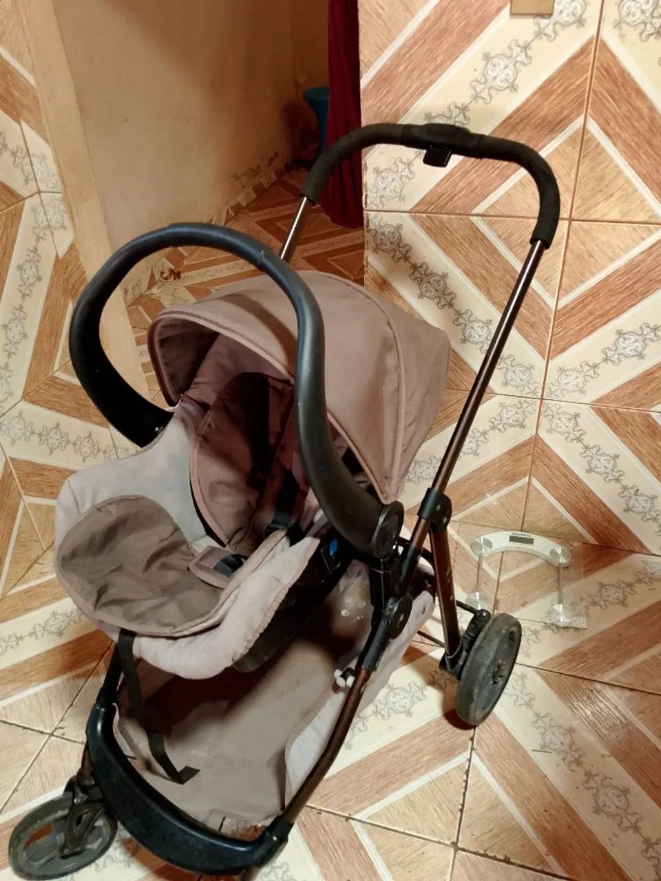 Carrinho Moisés e bebê conforto  - Foto 5