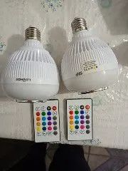 Lâmpadas coloridas com controle - Foto 2