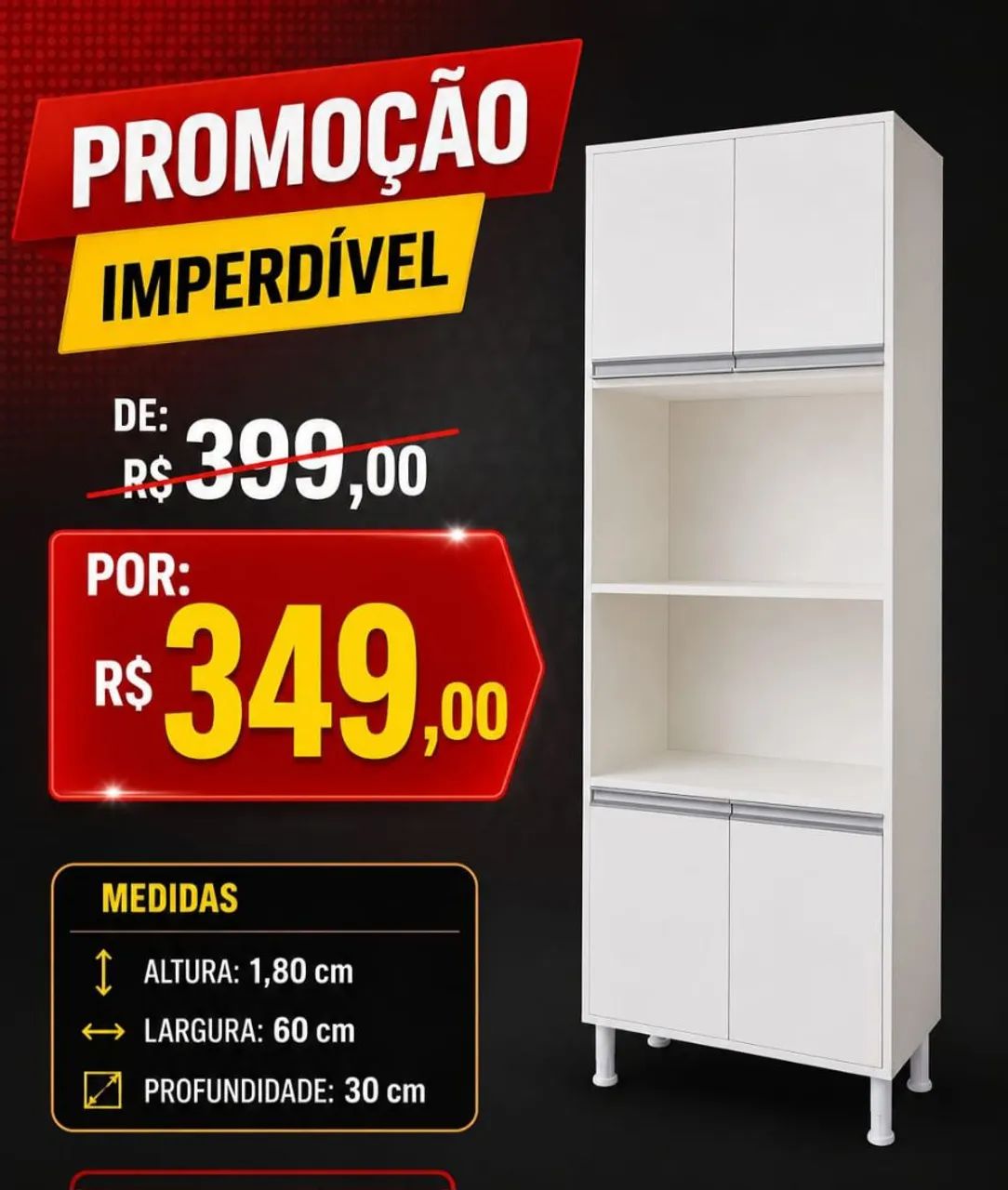 Armário Multiuso em MDF  - Foto 4
