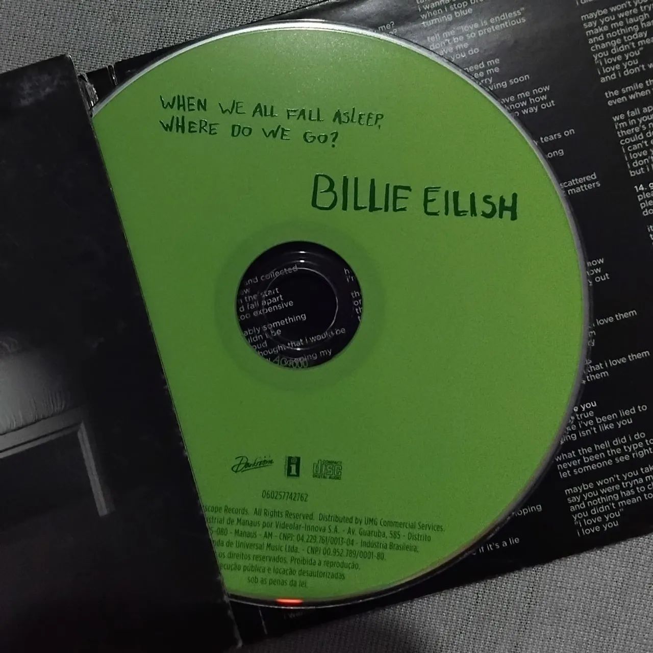 billie eilish - when we all fall asleep, where do we go? (cd) - Foto 3