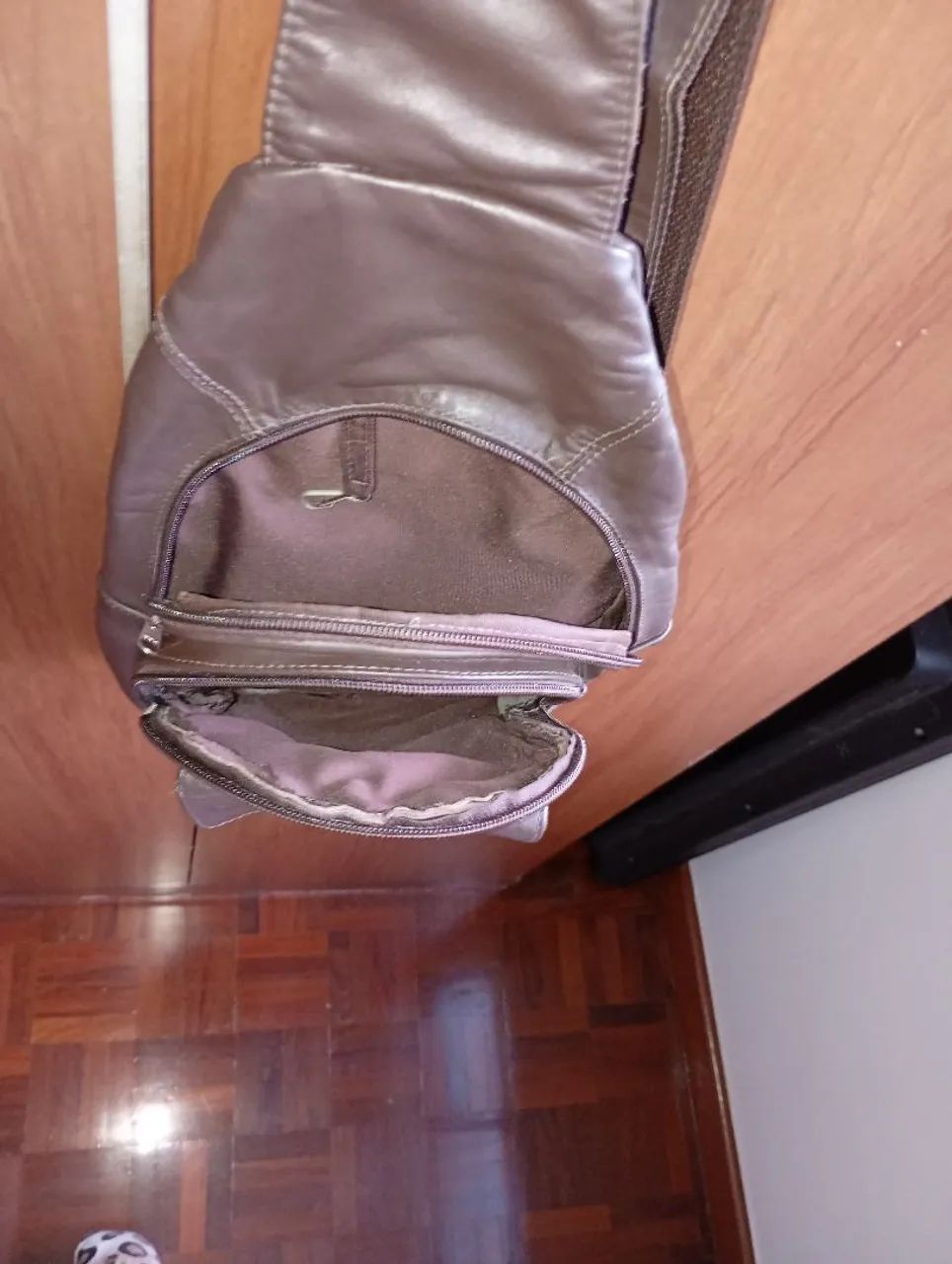 Bolsa transversal em couro legítimo  - Foto 3