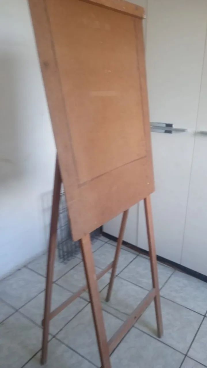 Flip chat cavalete de madeira