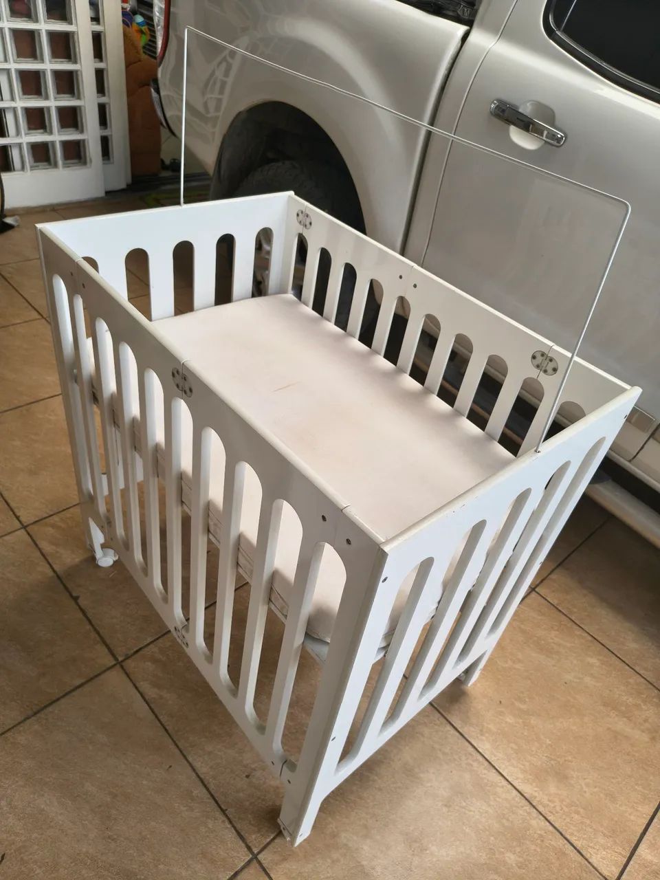 Mini berço com colchão  - Foto 3