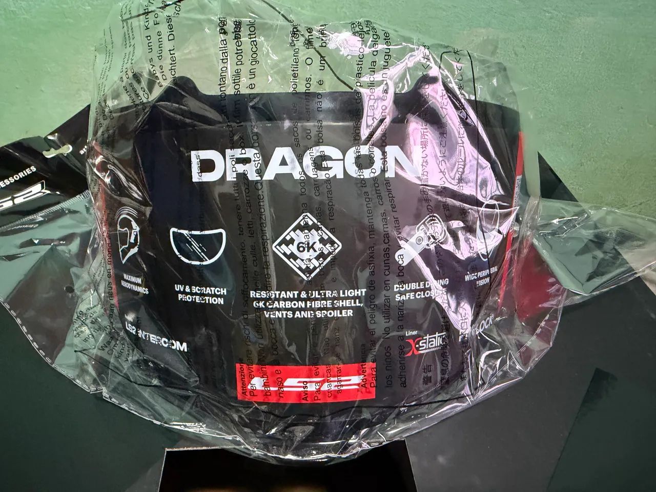 Capacete Ls2 Dragon Solid Gloss 58  - Foto 5