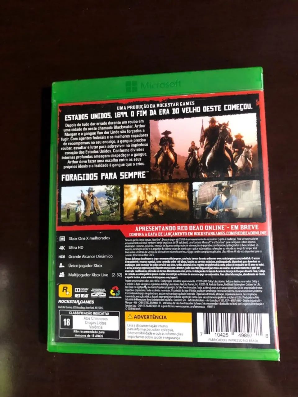 Red Dead Redemption 2 Xbox One Com Mapa - Foto 3