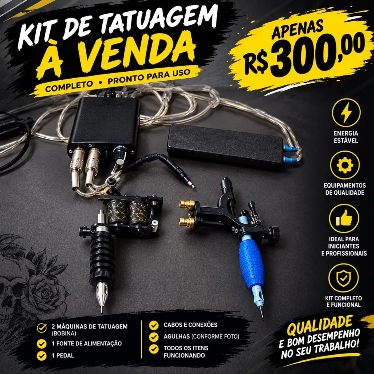 Máquina de tatuagem 