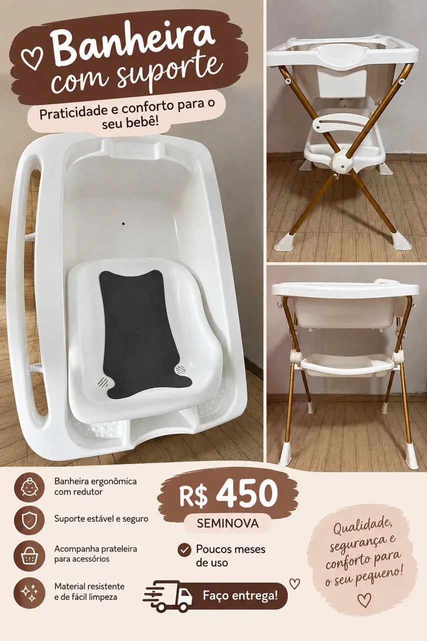 Banheiro com suporte 
