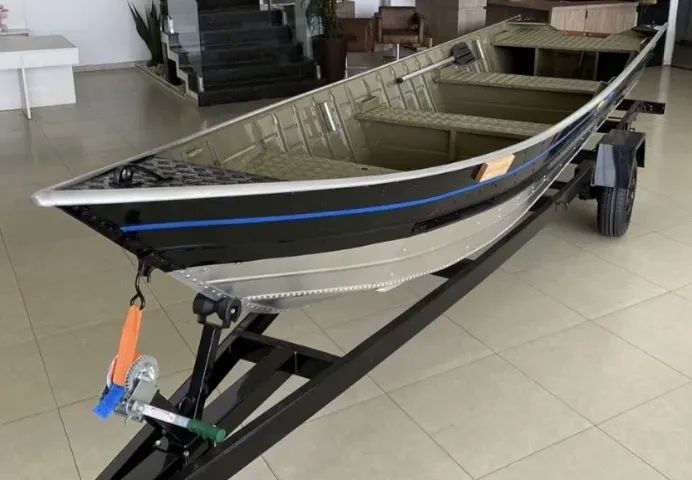 BARCO DE ALUMINIO 6 METROS BORDA ALTA ZERO PRONTA ENTREGA - Foto 4