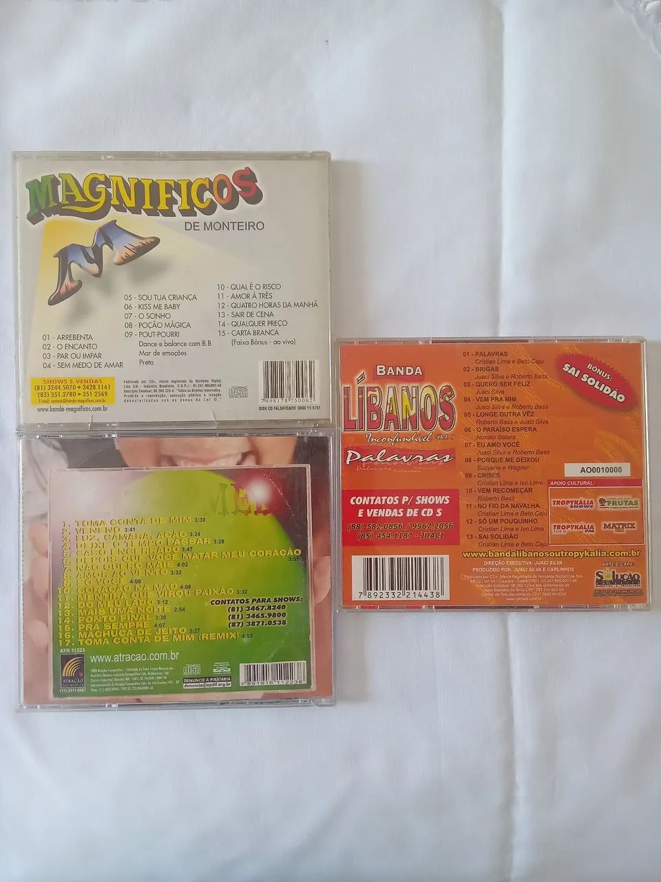3 cds de forró antigo 10 reais cada 1  - Foto 2