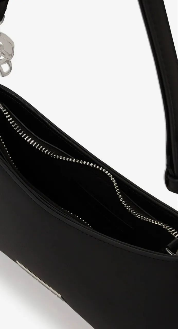 Bolsa karl lagerfeld baguete mini black importada - Foto 5