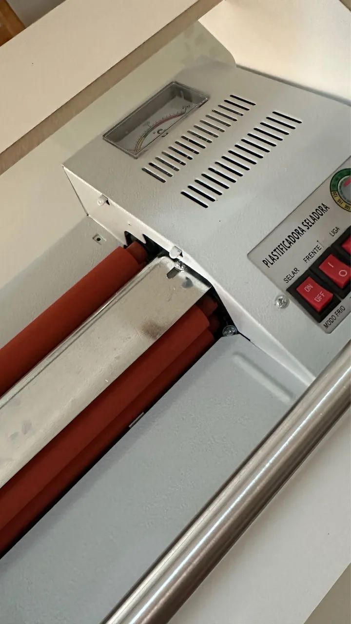 Laminadora plastificadora + suporte  - Foto 3