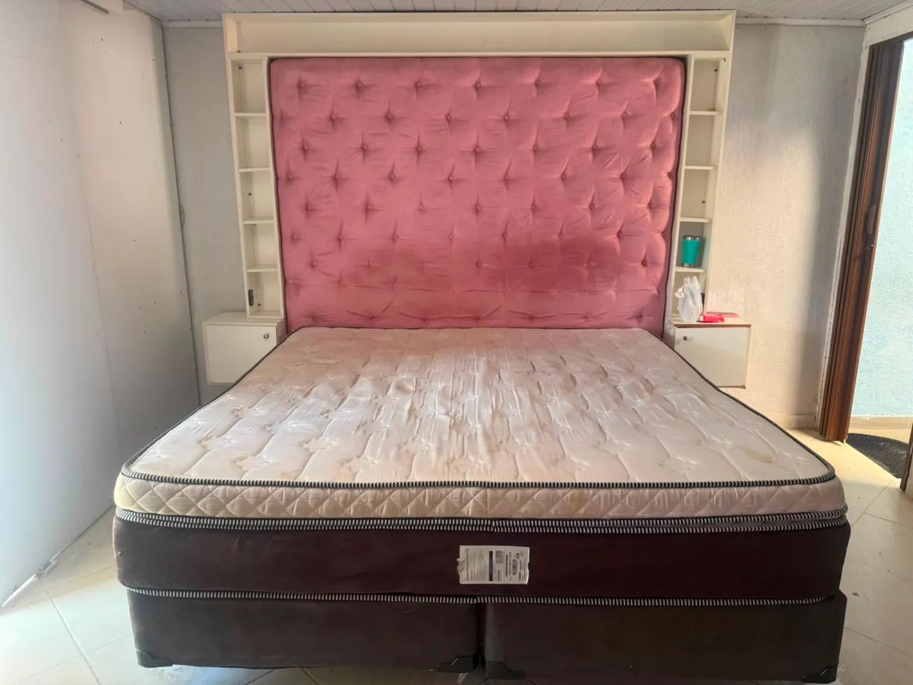 Cama de Casal Completa: Colchão Confortável + Base Box Bipartida Pre - Foto 4