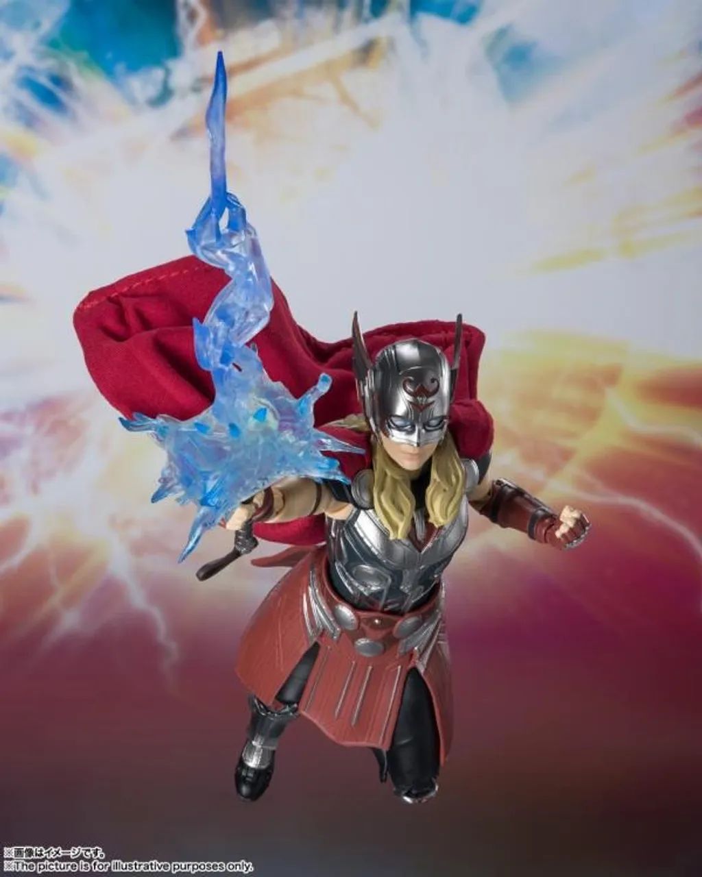 Bandai S.h. Figuarts Mighty Thor - Marvel Thor Amor E Trovão (15cm) - Foto 4