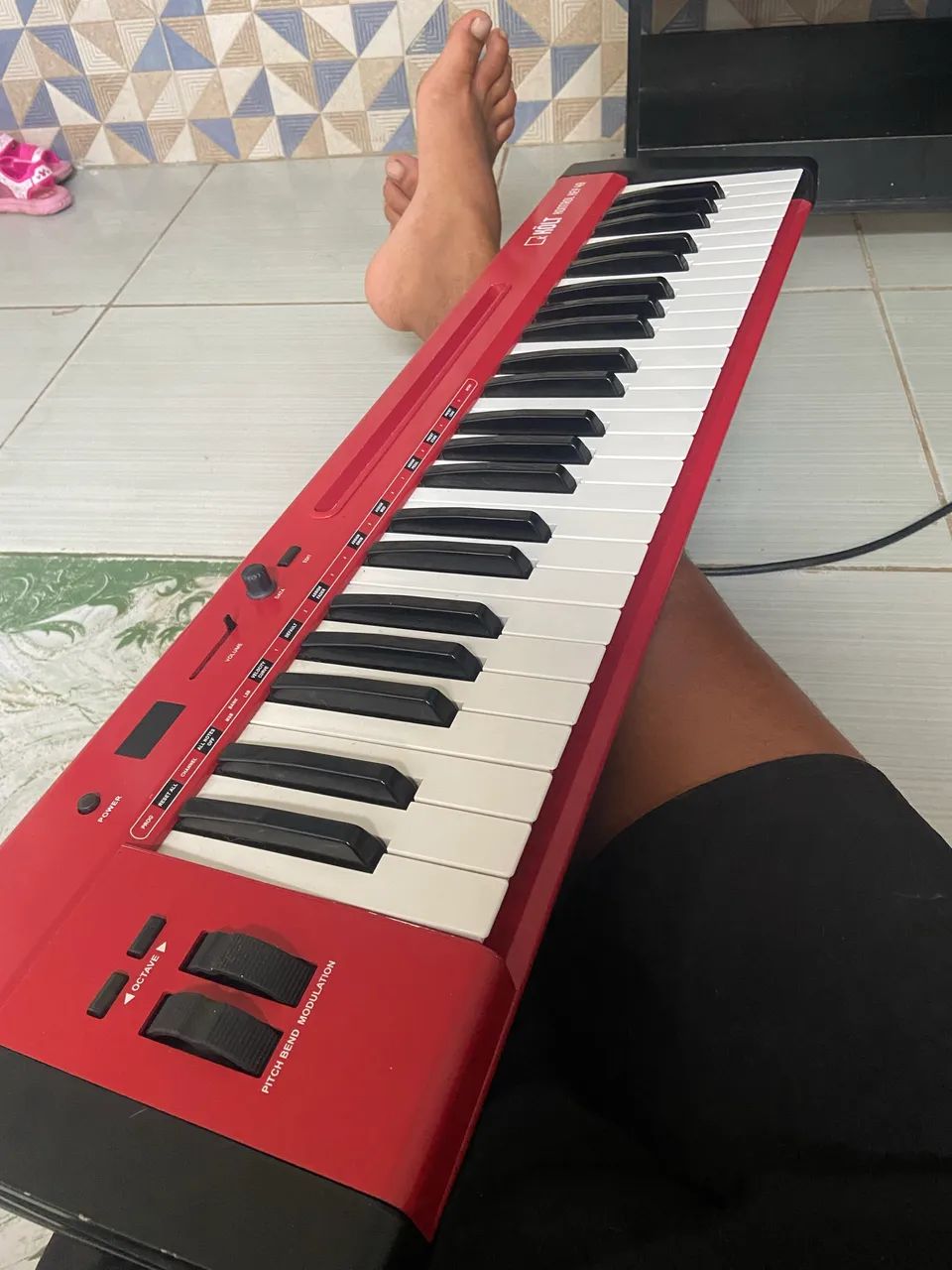 Midi kolt kontrolkey 49 teclas teclado controlador - Foto 5