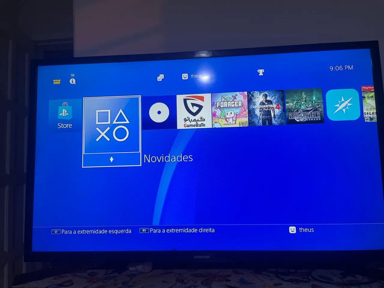 Playstation 4 Desbloqueado + 6 jogos físicos - Foto 4