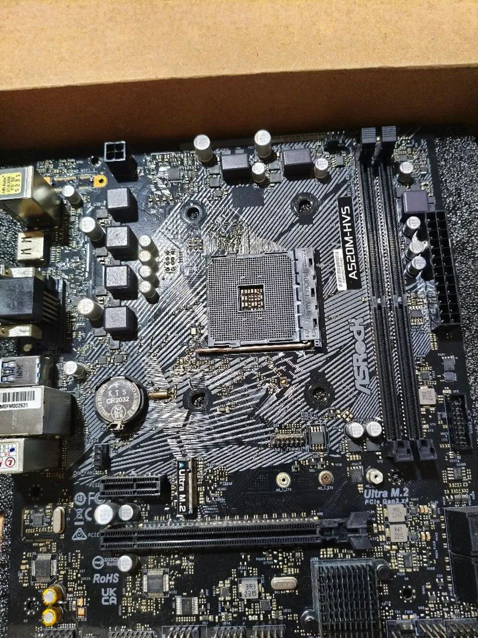 Placa mãe AM4 A520M HVS Asrock - Foto 3