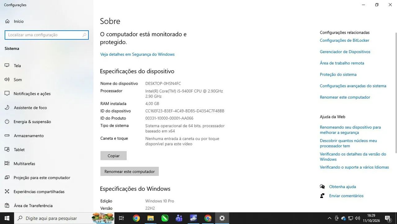 Computador Intel core i5 9400f CPU 2.90ghz - Foto 2