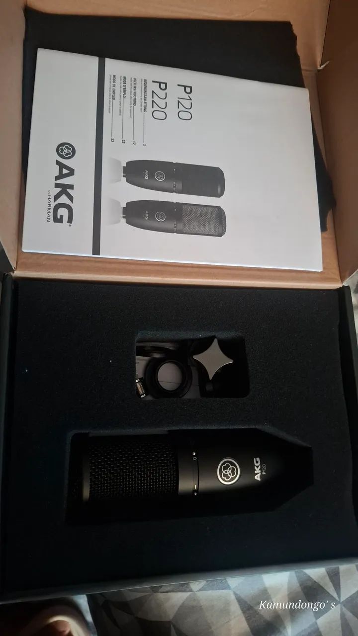 CONDENSER MICROFONE P120 AKG - Foto 2