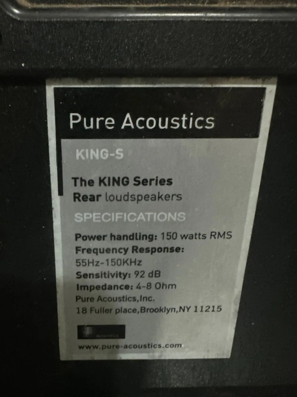 3 Caixas de som - PURE ACOUTICS 150W - Foto 2