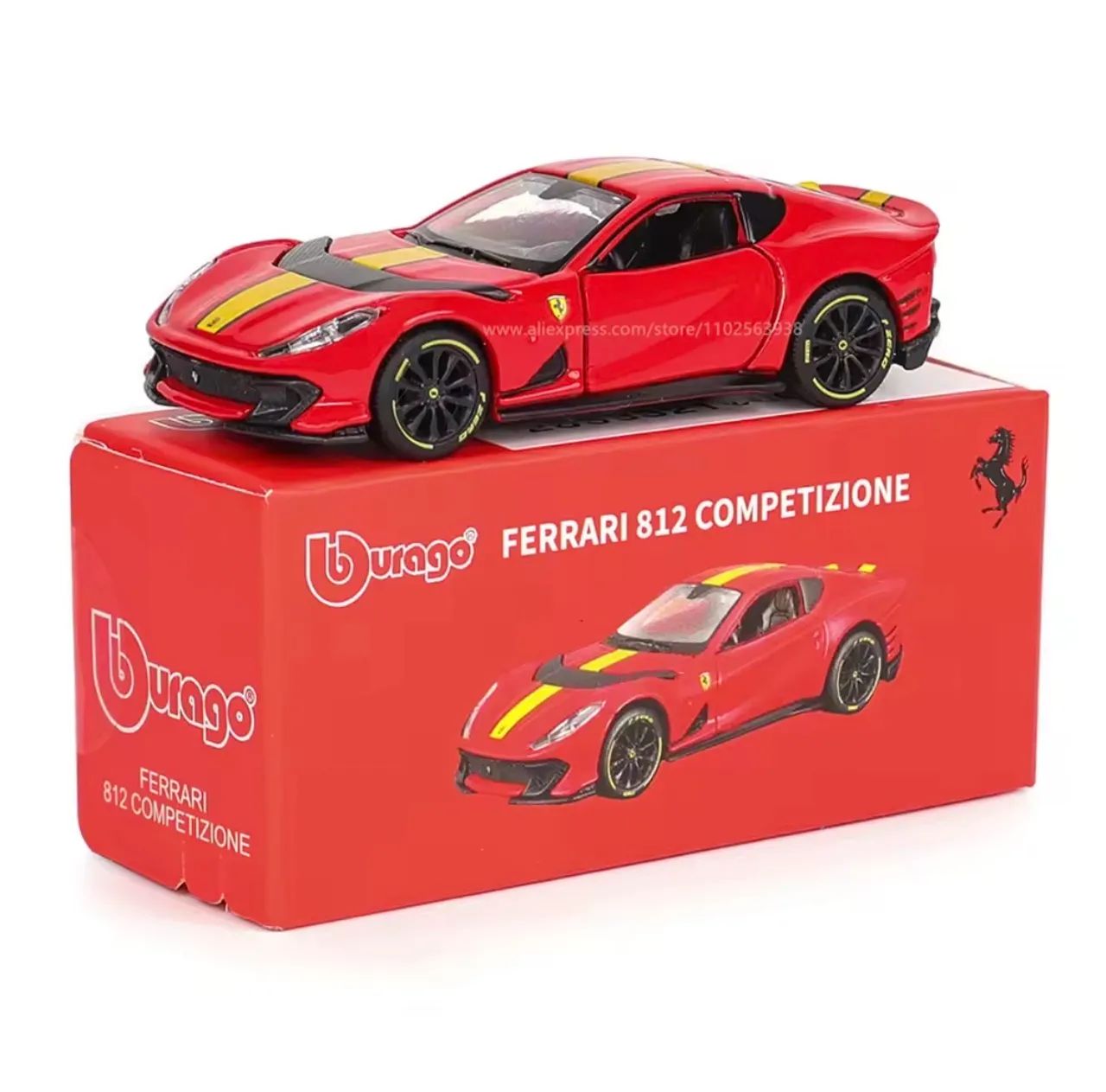 Miniatura Ferrari 812 competizione 1:64 Bburago - Foto 3
