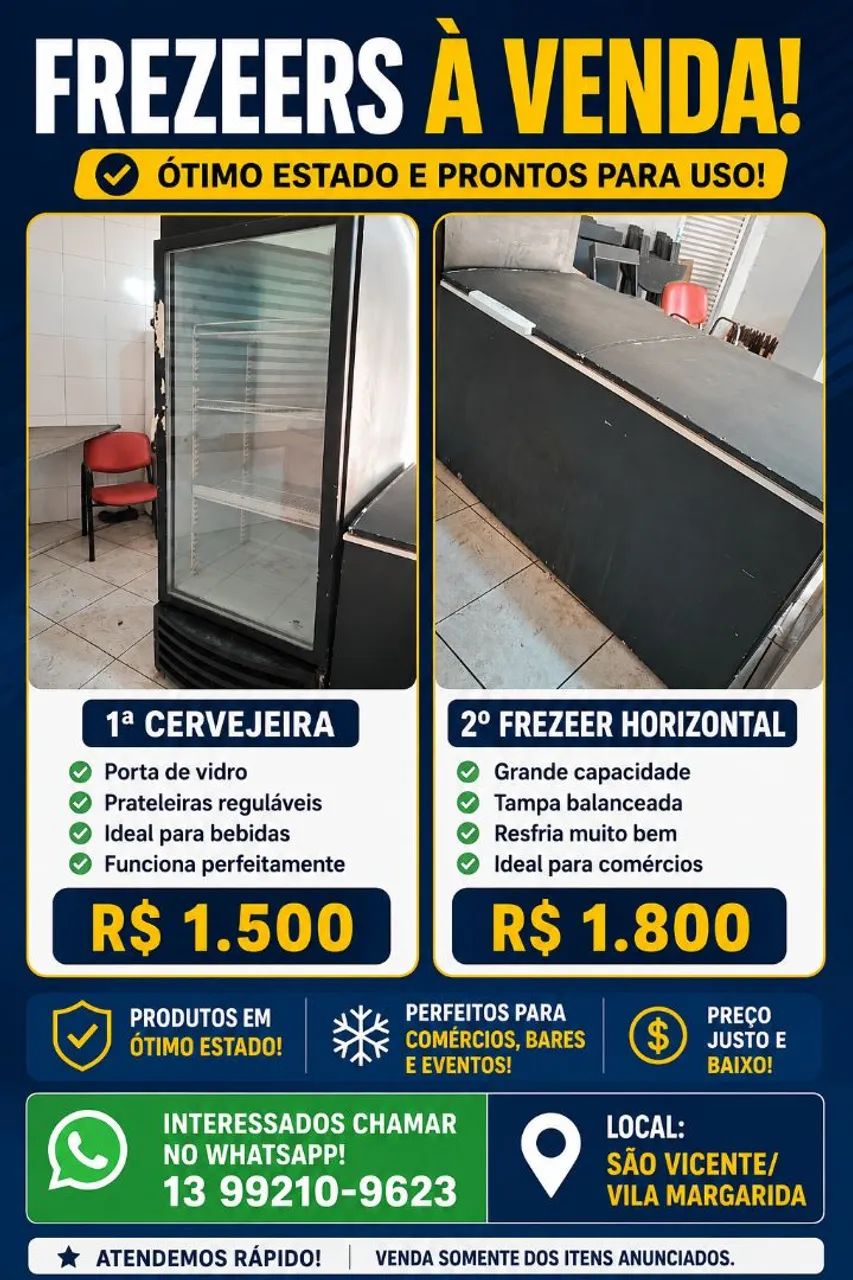 ?Vende-se frezeer ?