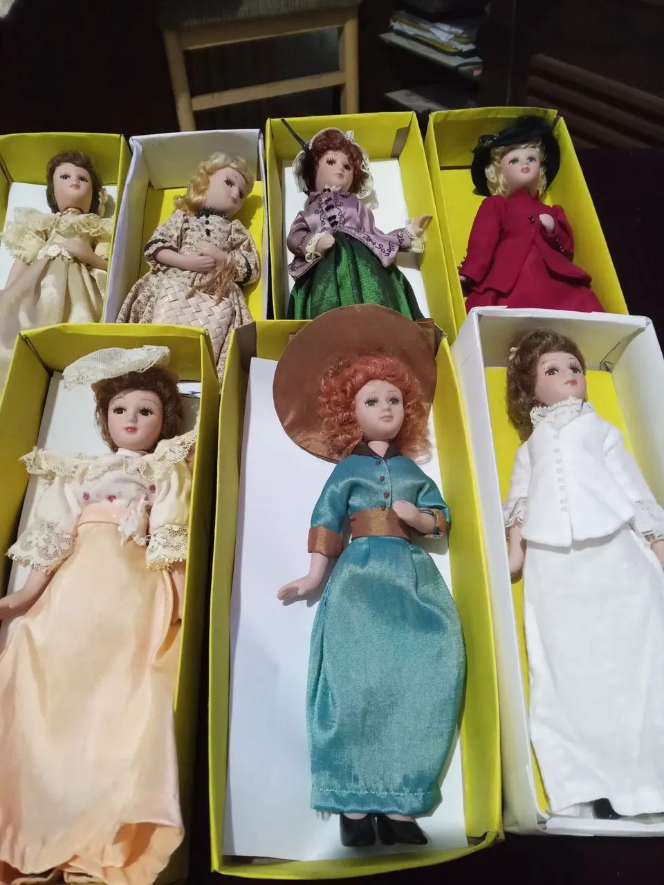 Ki7 7 bonecas damas de epoca  - Foto 2