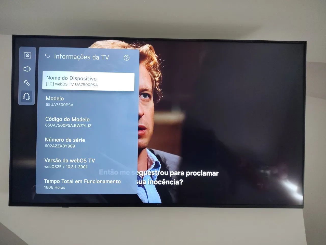 Smart TV LG 65 Polegadas 4K - Nova  - Foto 2