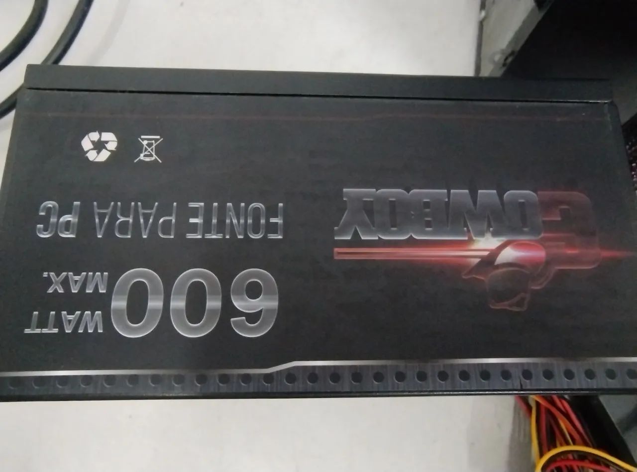 FONTE GAMER 600W