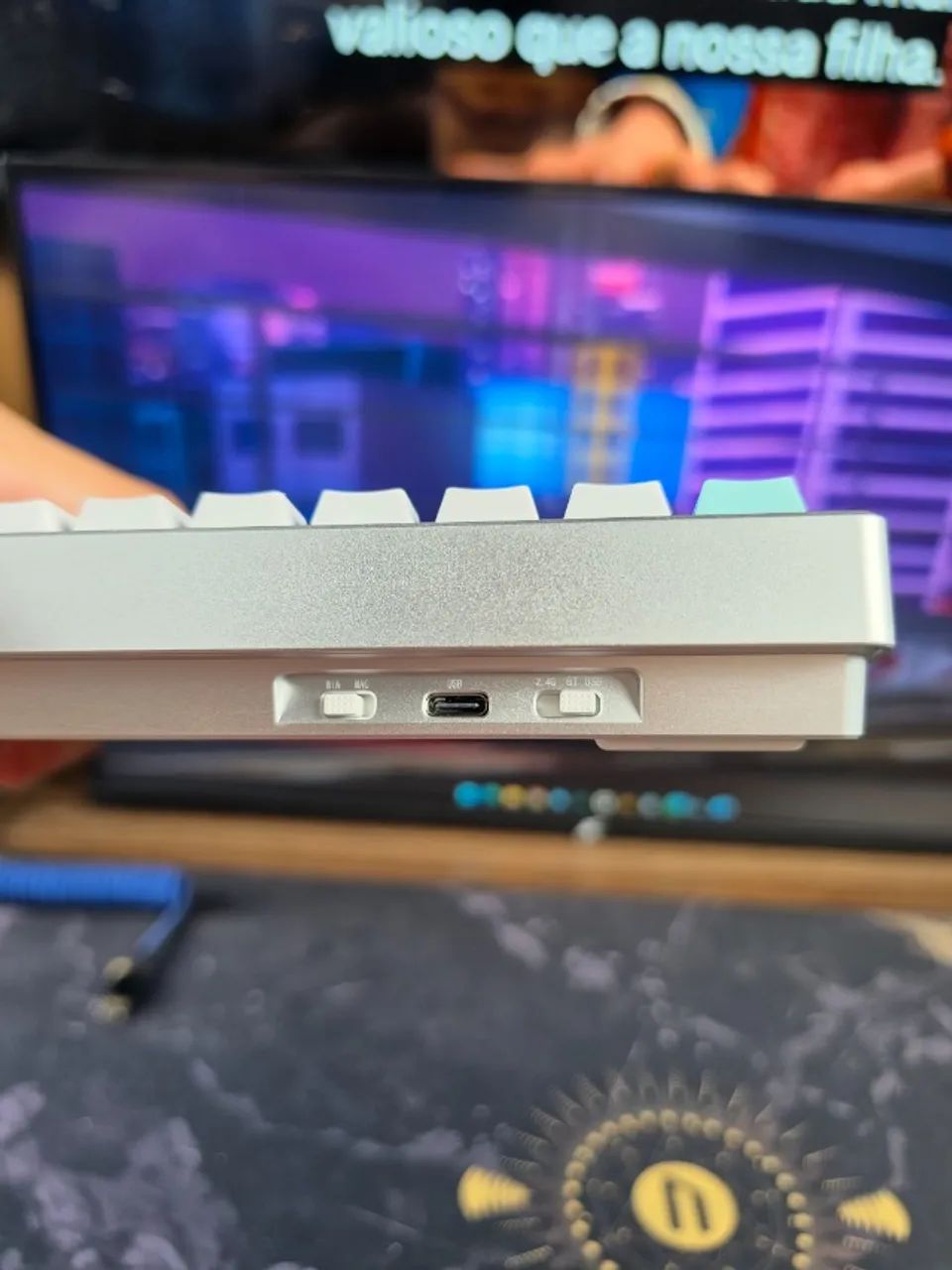 Teclado Epomaker Galaxy65 Alumínio | Wireless + Bluetooth | Hot Swap - Foto 3