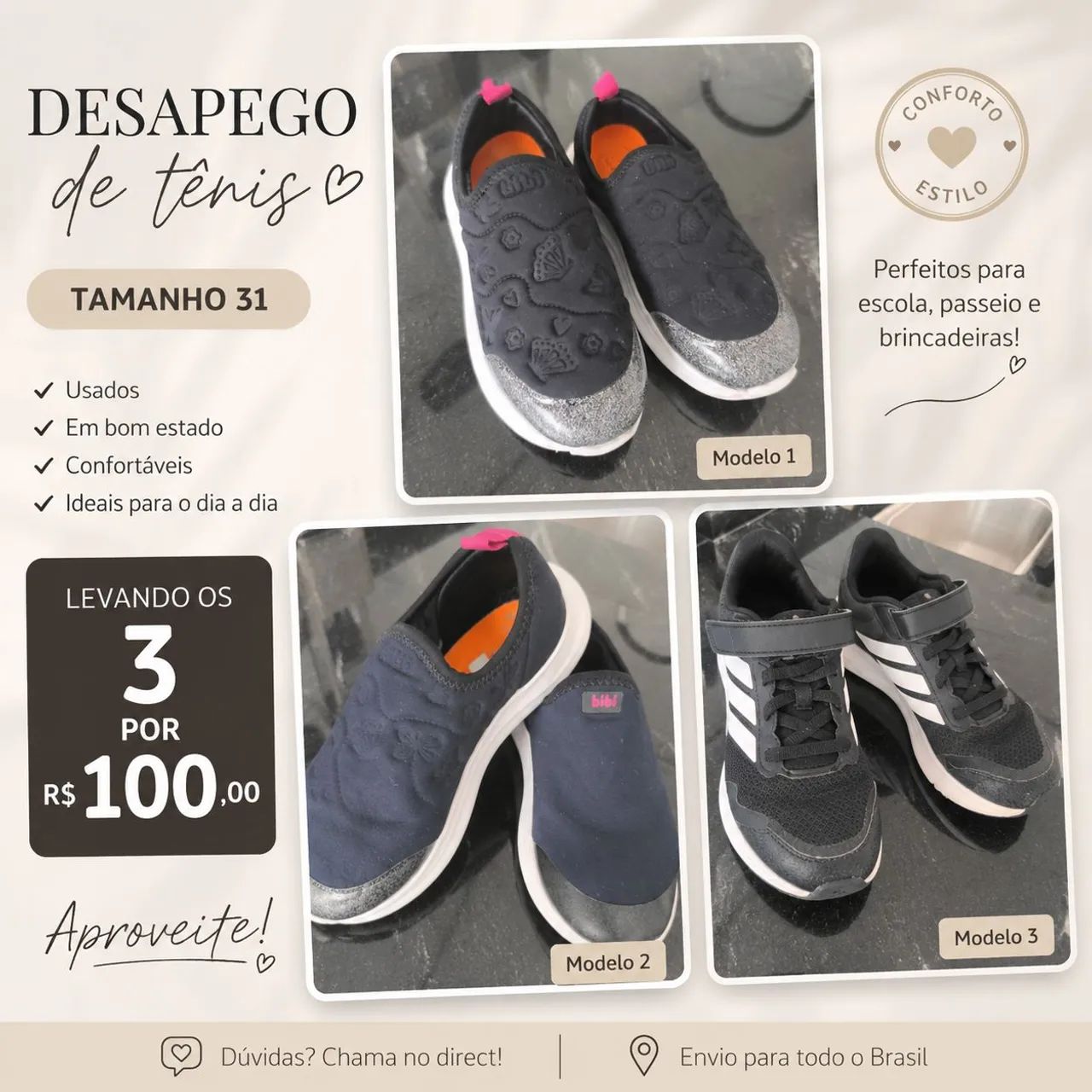 Kit tênis infantil  - Foto 2