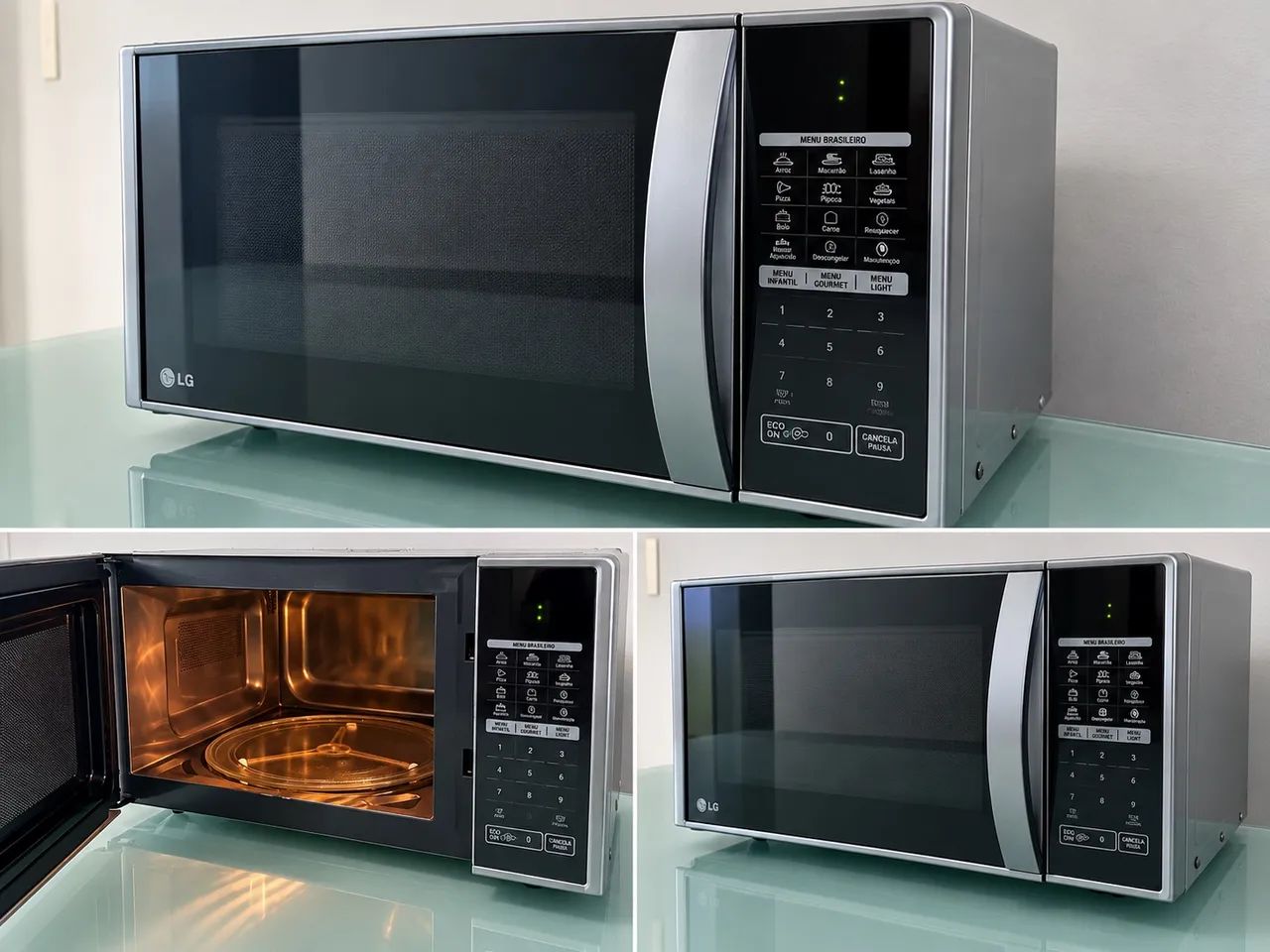 Microondas Espelhado LG 30 Litros 127v - Foto 3