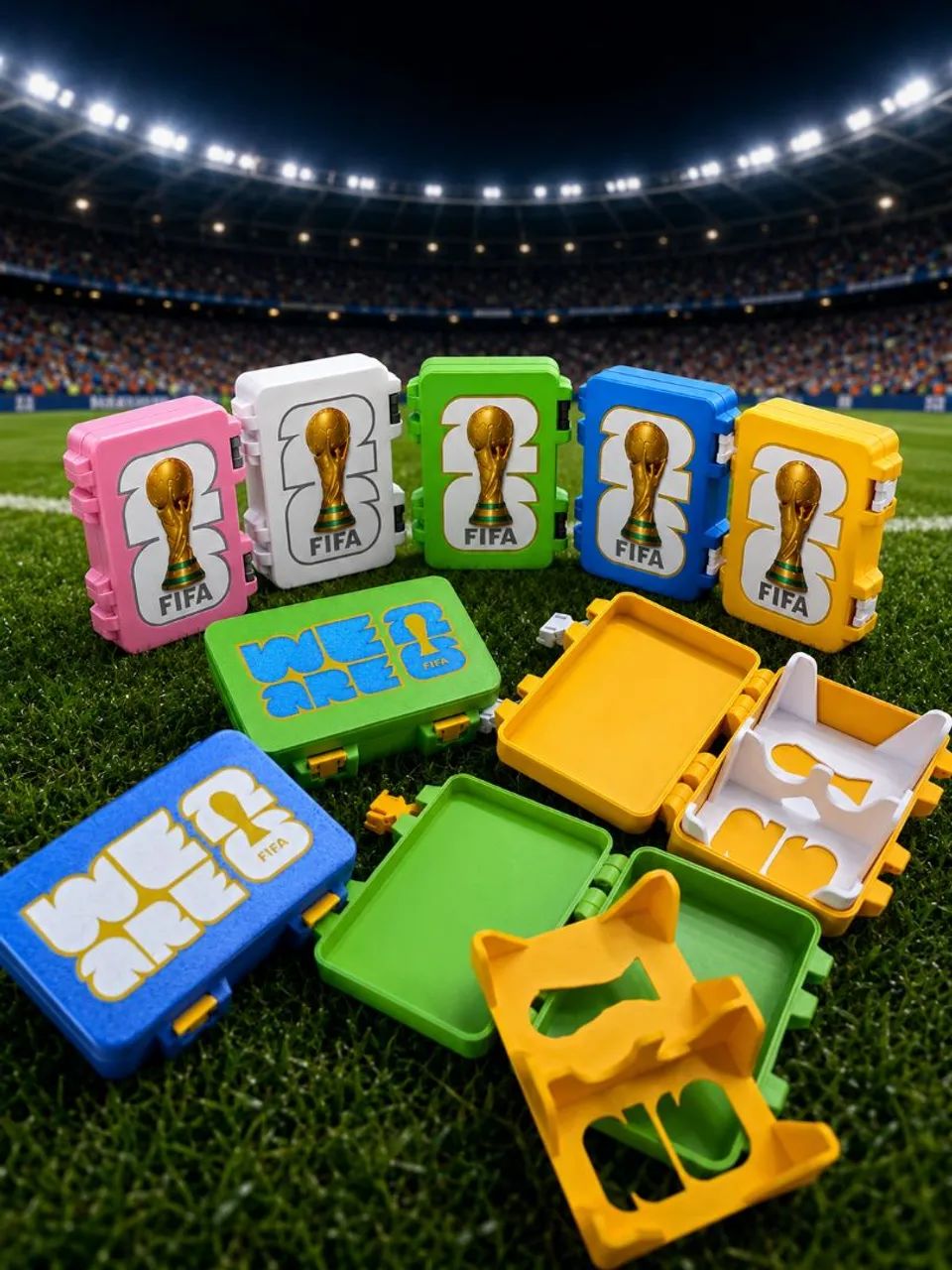 CAIXA PARA FIGURINHAS DA COPA - Foto 2