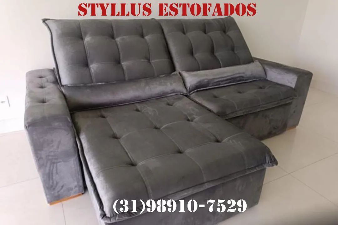 Sofá retrátil novo