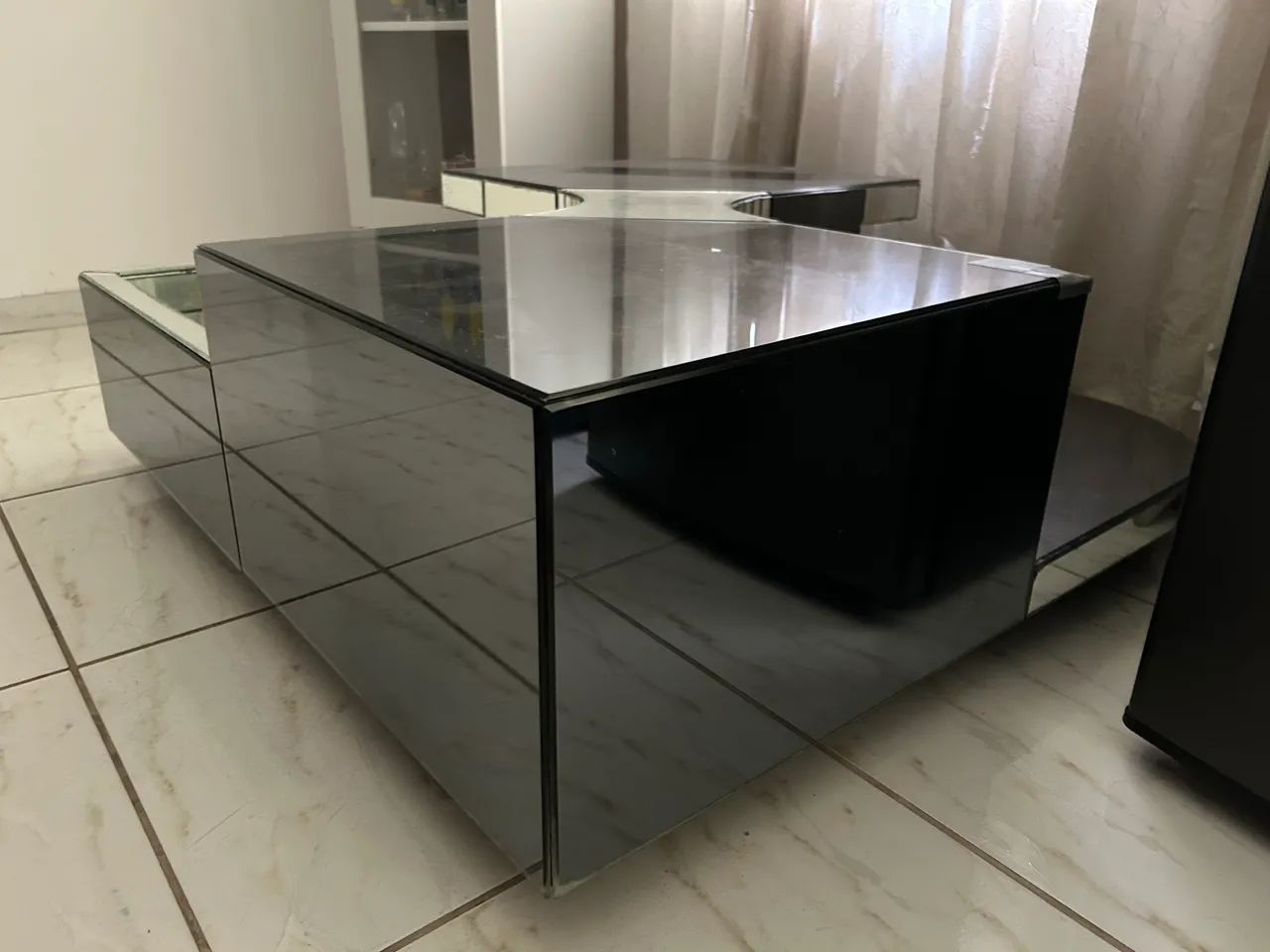Mesa de centro espelhada vintage  - Foto 4