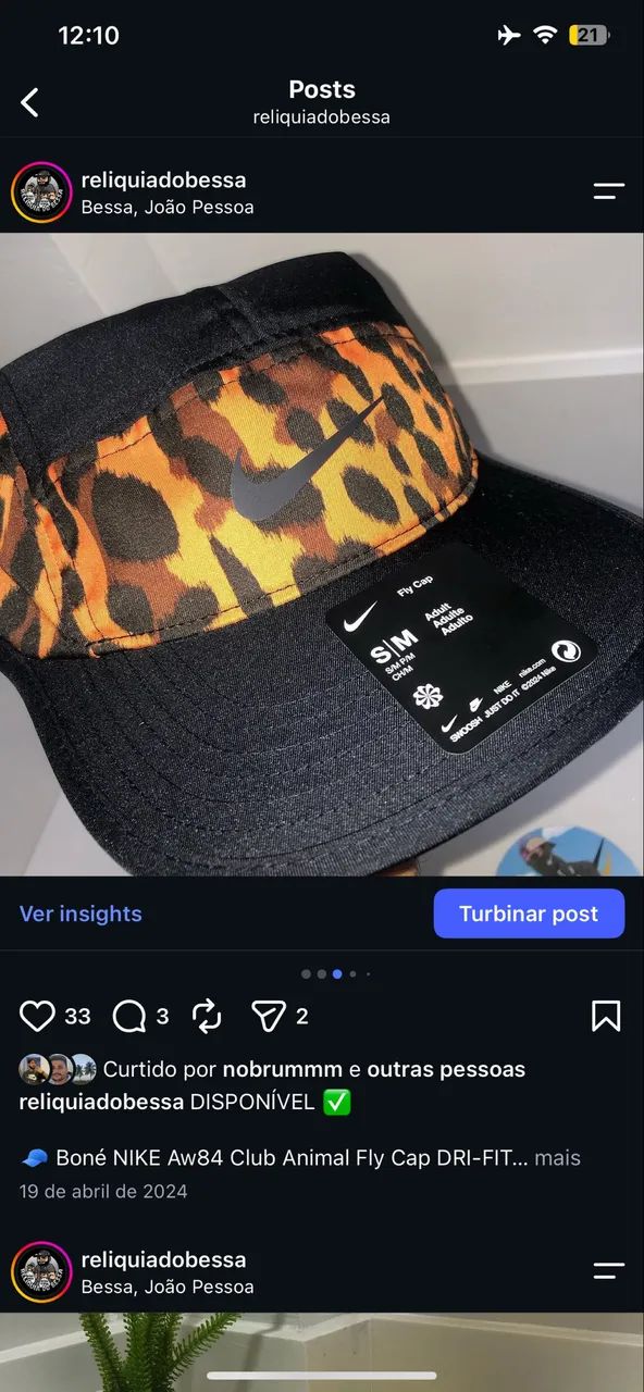 BONÉ NIKE AW84 DRI FIT FLY CAP ORIGINAL - Foto 5