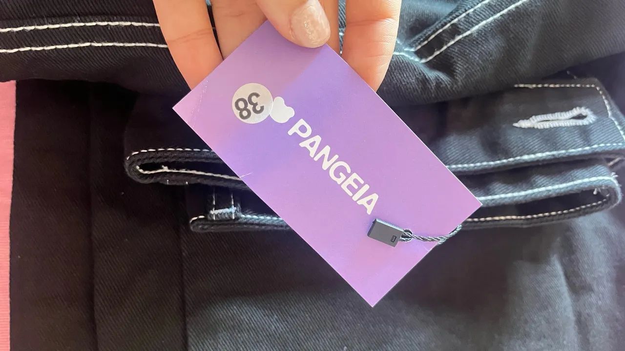 Calça Preta Pangeia Nikki, 38 NOVA - Foto 2